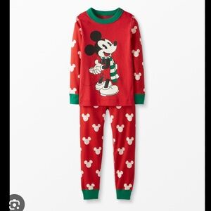 NWT Hanna Andersson Organic Cotton Mickey Mouse PJ Set